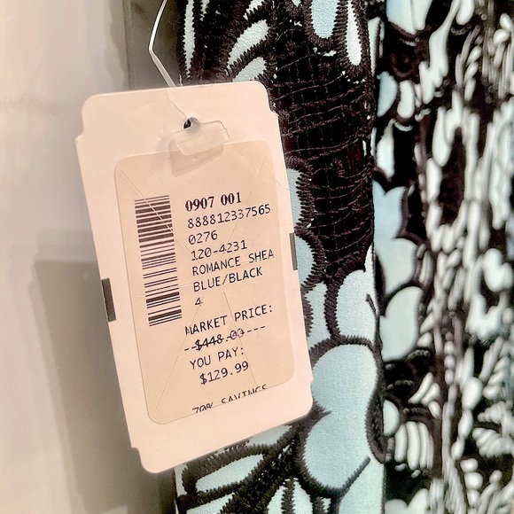 🆕 NANETTE LEPORE Romantic Lace Sheath Dress NWT SIZE 4 - Picture 6 of 15